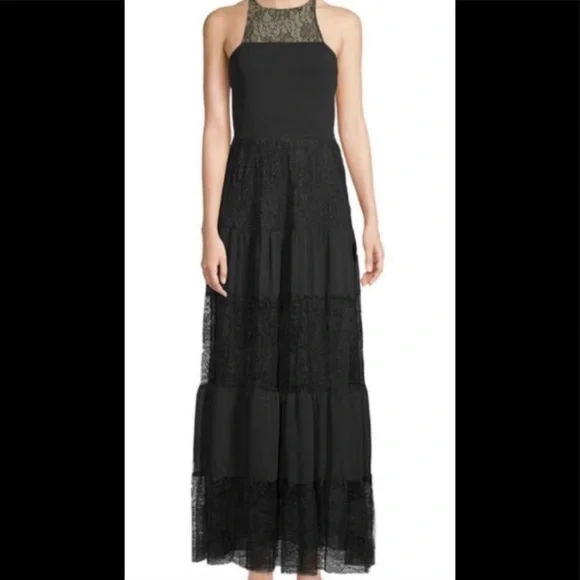 chinese dress ladies The Arian Lace Panel Maxi Dress main image 0